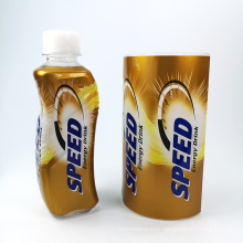 High Quality Custom Printing PET Heat Shrink Label for Energy Drink Bottle Packaging